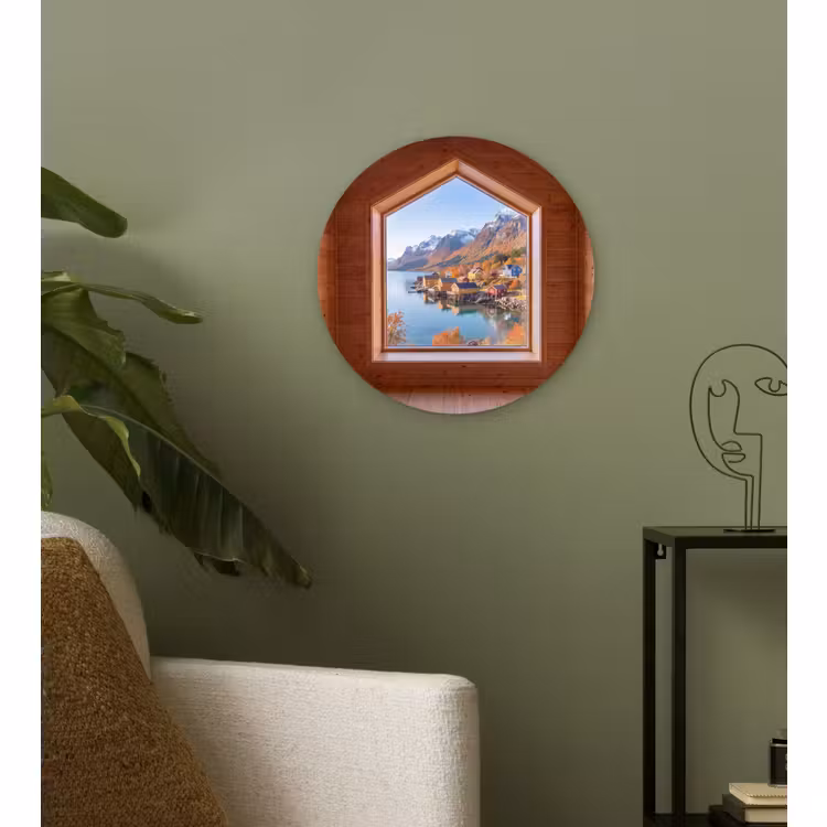 Forexbild Rund - Aussicht – Fjord – Herbst — 3