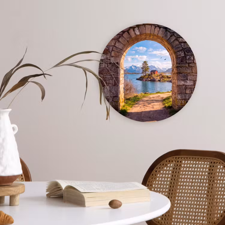 Forexbild Rund - Haus – See – Berge — 4