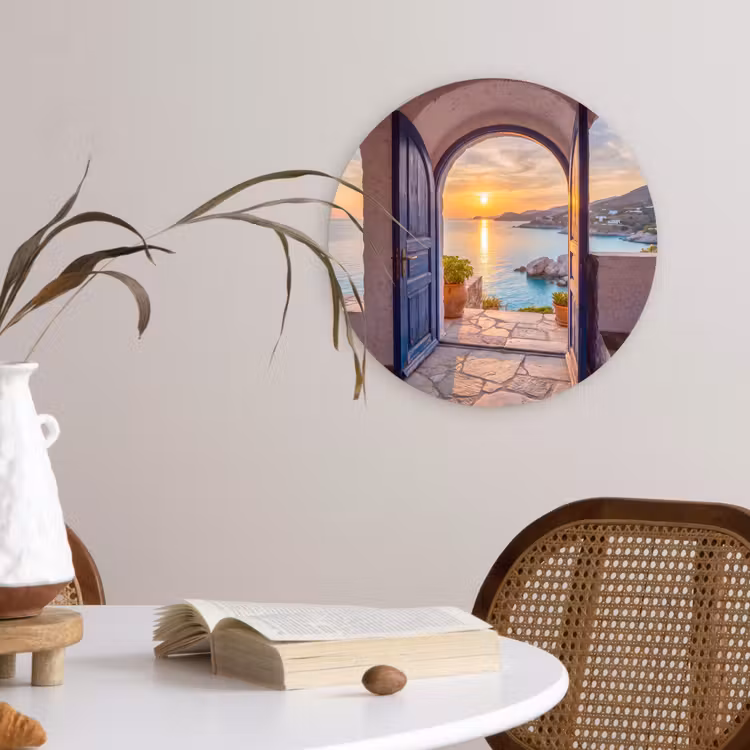 Forexbild Rund - Offene Tür – Meer — 4