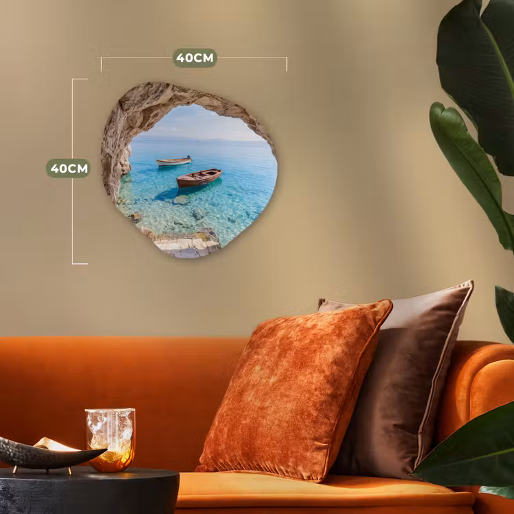 Forexbild Organische Form - Höhle – Meer – Boote — 4