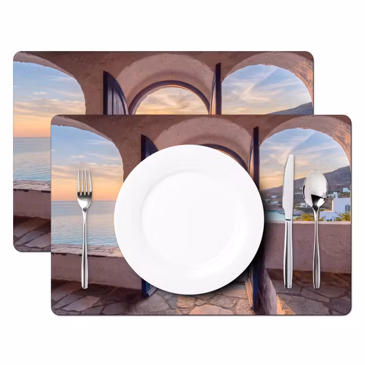 Tischset - 6 Stück - Offene Tür – Meer — 2