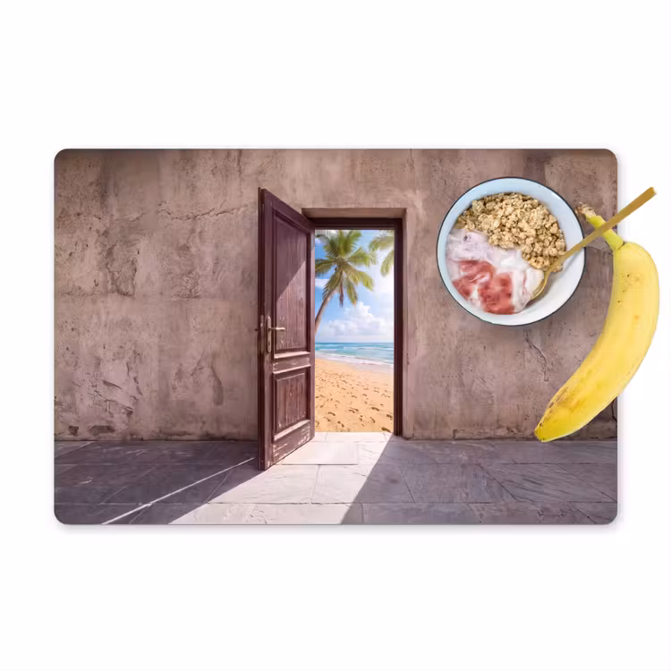 Tischset - 6 Stück - Tür – Meer – Sommer — 1