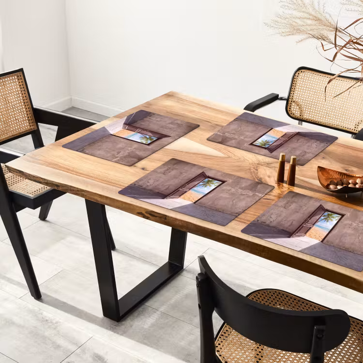 Tischset - 6 Stück - Tür – Meer – Sommer — 3