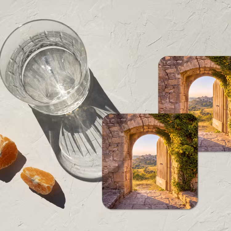 Untersetzer​ - Architektur – Landschaft – Sonnenlicht — 2