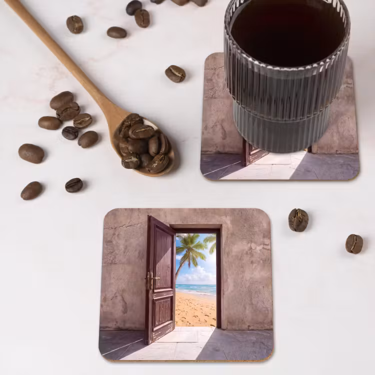 Untersetzer - Tür – Meer – Sommer — 4