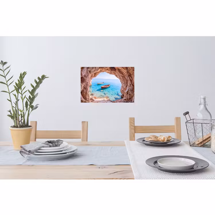 Wandtattoo – Höhle – Meer – Boote — 4