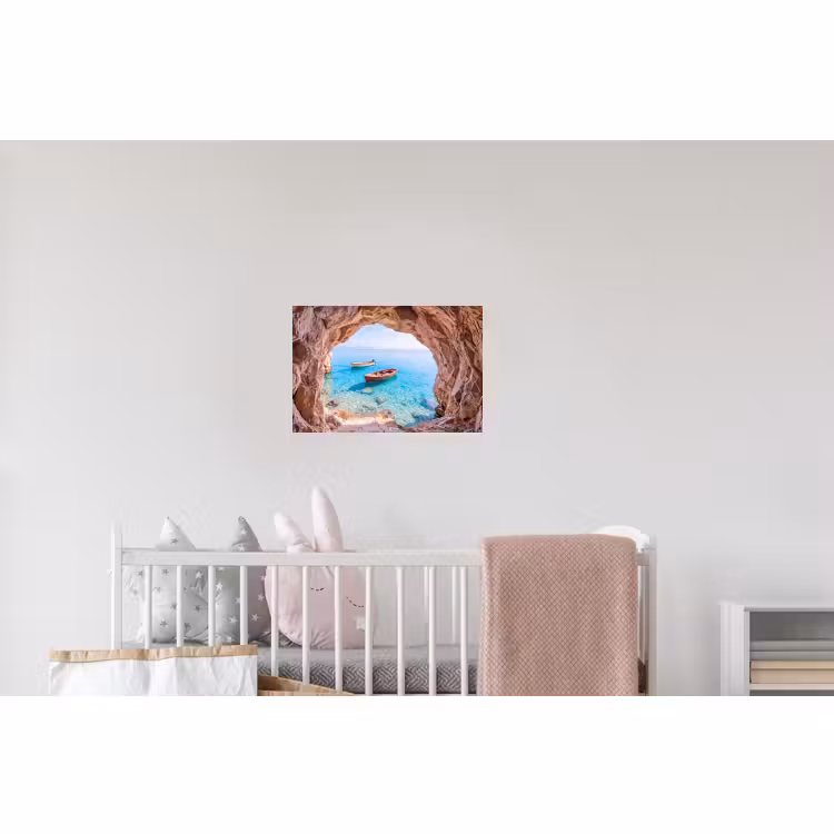 Wandtattoo – Höhle – Meer – Boote — 5