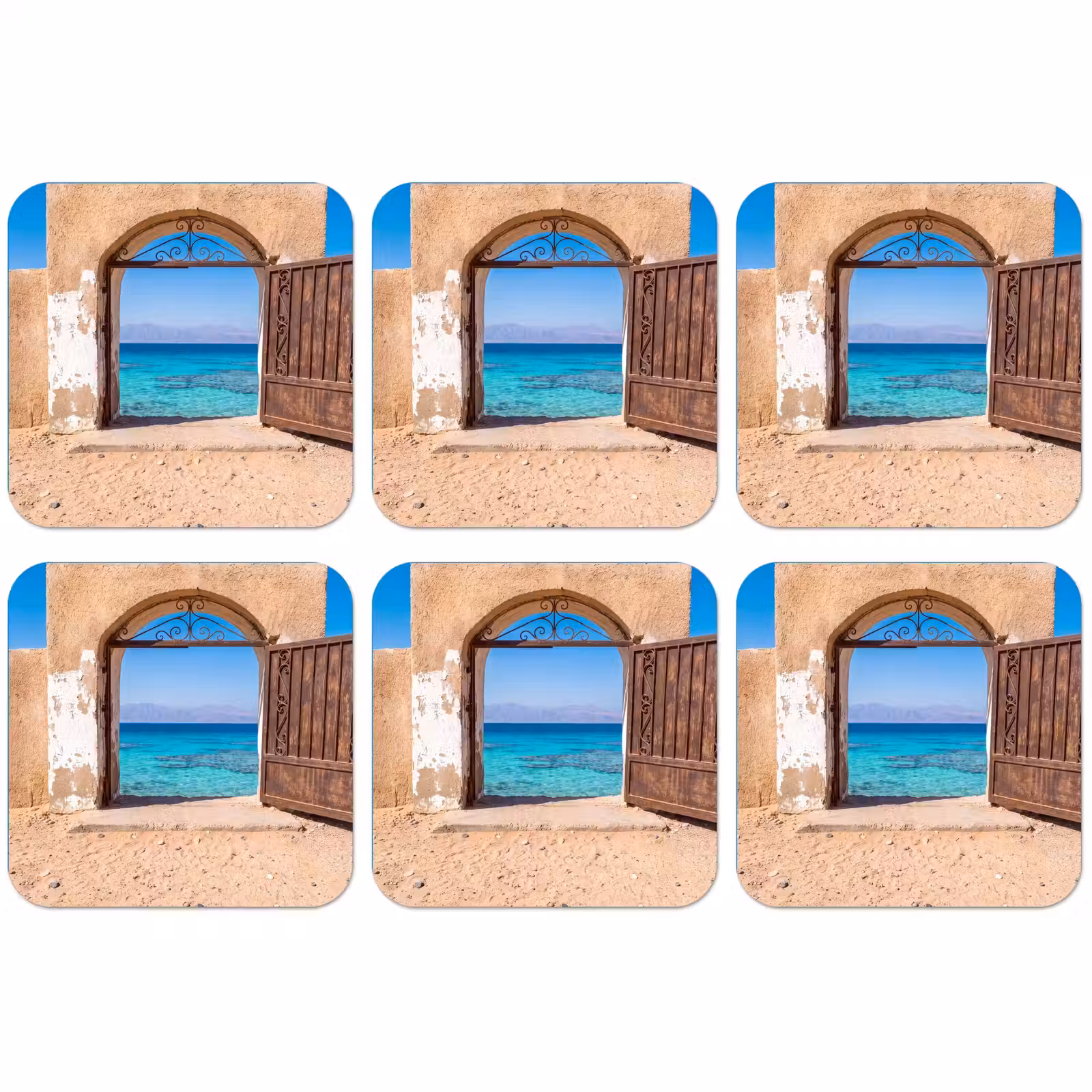 Untersetzer - Tor – Meer – Natur — 1