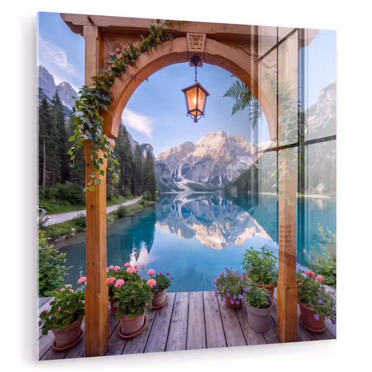 Glasbild - Mehr – Berge – Natur — 1