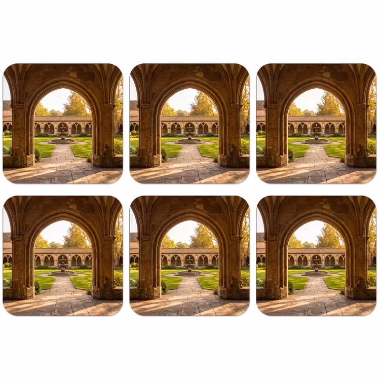 Untersetzer - Architektur – Garten – Springbrunnen — 1