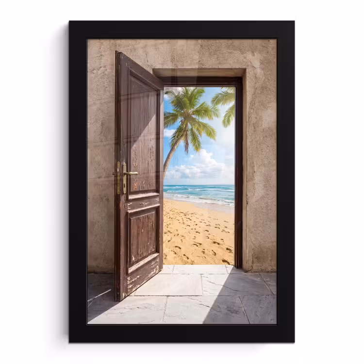 Bilder mit Rahmen - Tür – Meer – Sommer — 1
