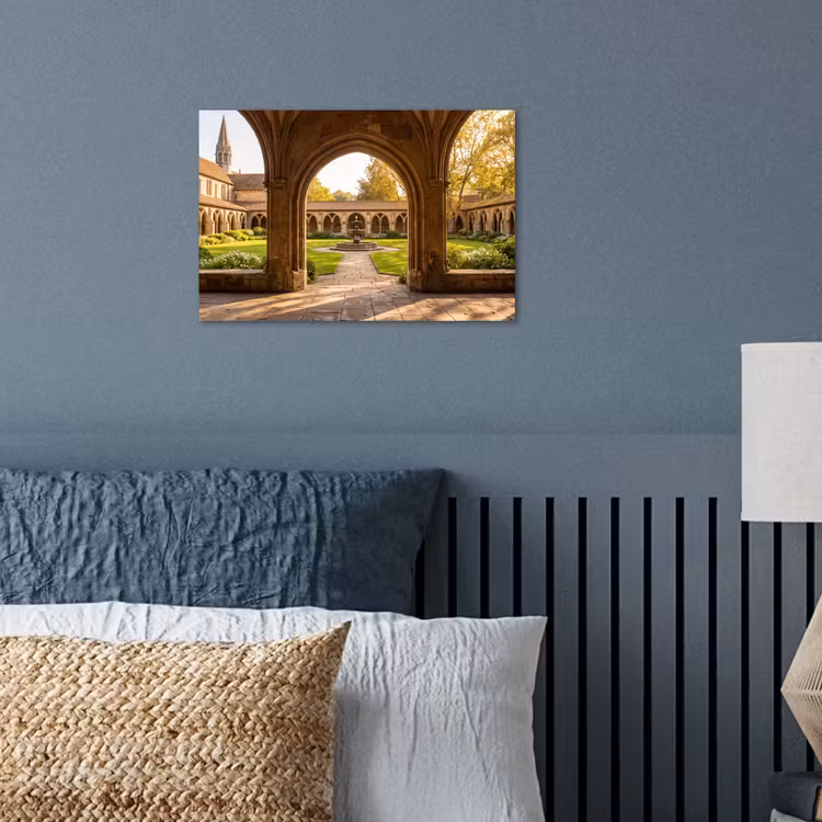 Poster - Architektur – Garten – Springbrunnen — 3
