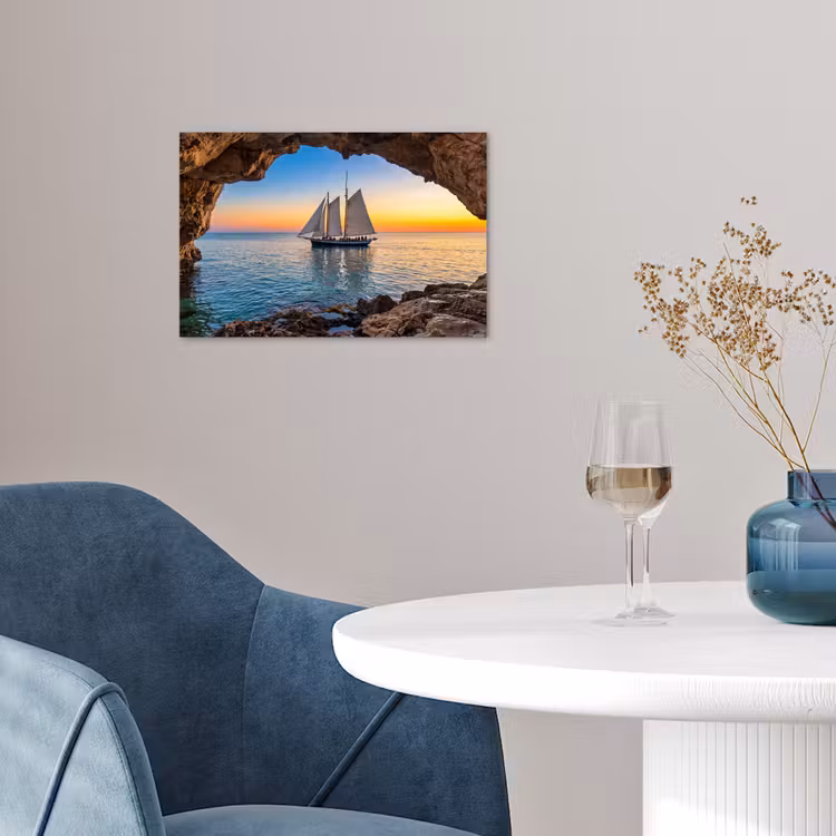 Poster - Segelboot – Sonnenuntergang – Meer — 4