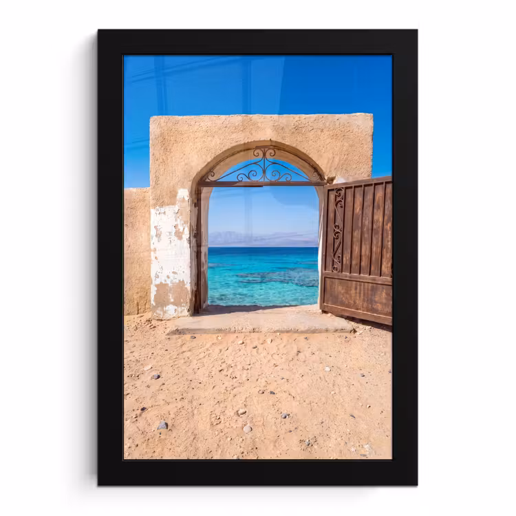 Bilder mit Rahmen - Tor – Meer – Natur — 1