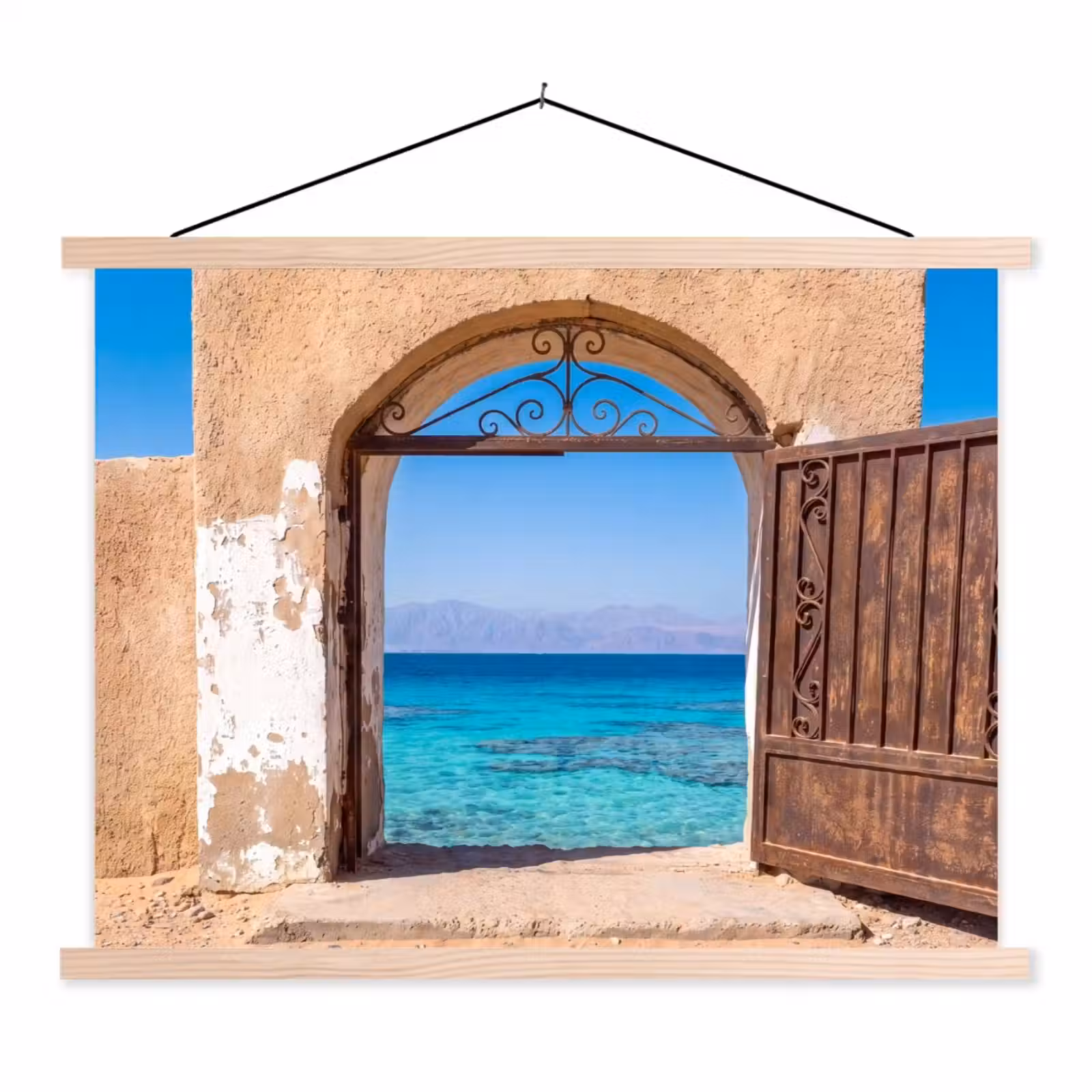 Stoffbild - Tor – Meer – Natur — 1