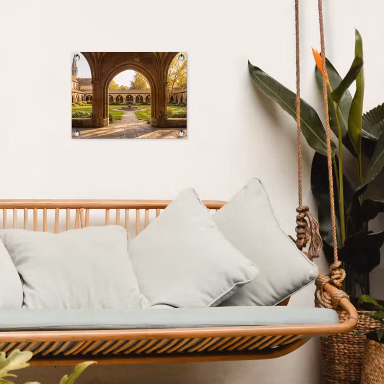 Gartenposter - Architektur – Garten – Springbrunnen — 4