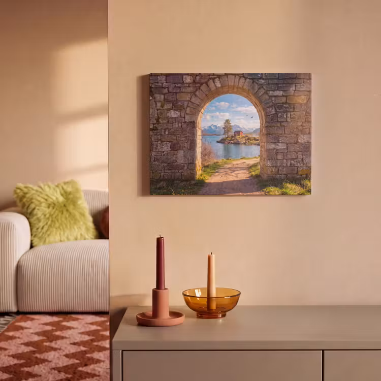 Akustikbild - Haus – See – Berge — 2
