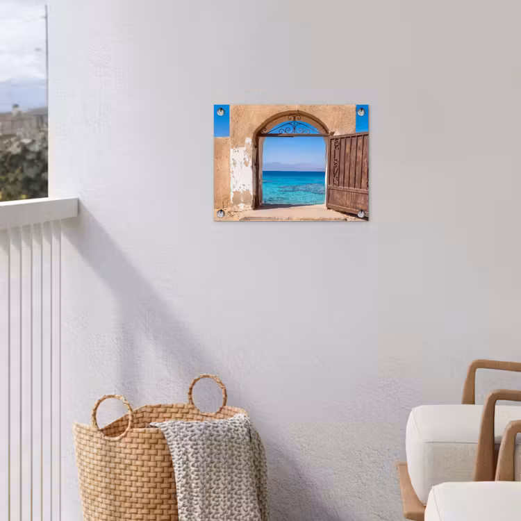 Gartenposter - Tor – Meer – Natur — 5