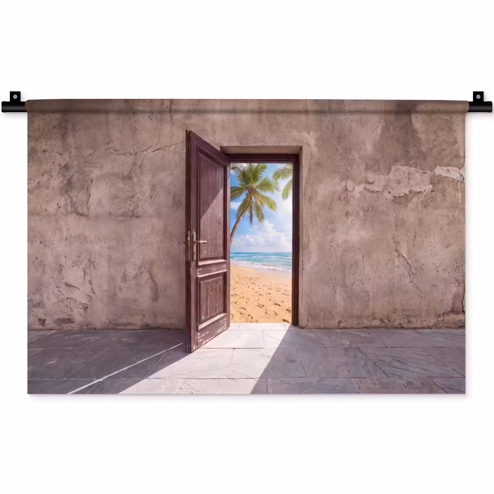 Wandteppich - Tür – Meer – Sommer — 1
