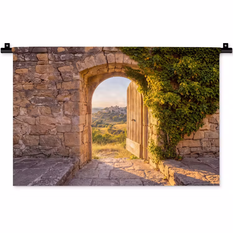 Wandteppich - Architektur – Landschaft – Sonnenlicht — 1