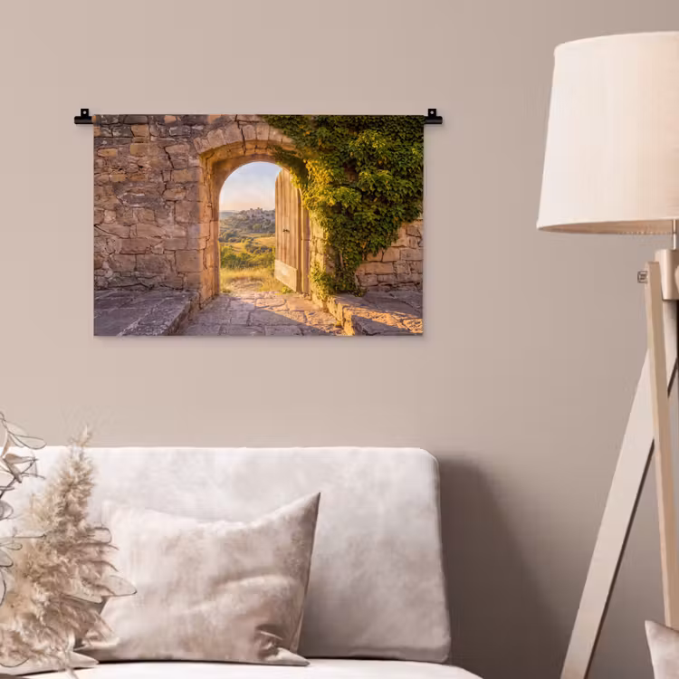 Wandteppich - Architektur – Landschaft – Sonnenlicht — 2