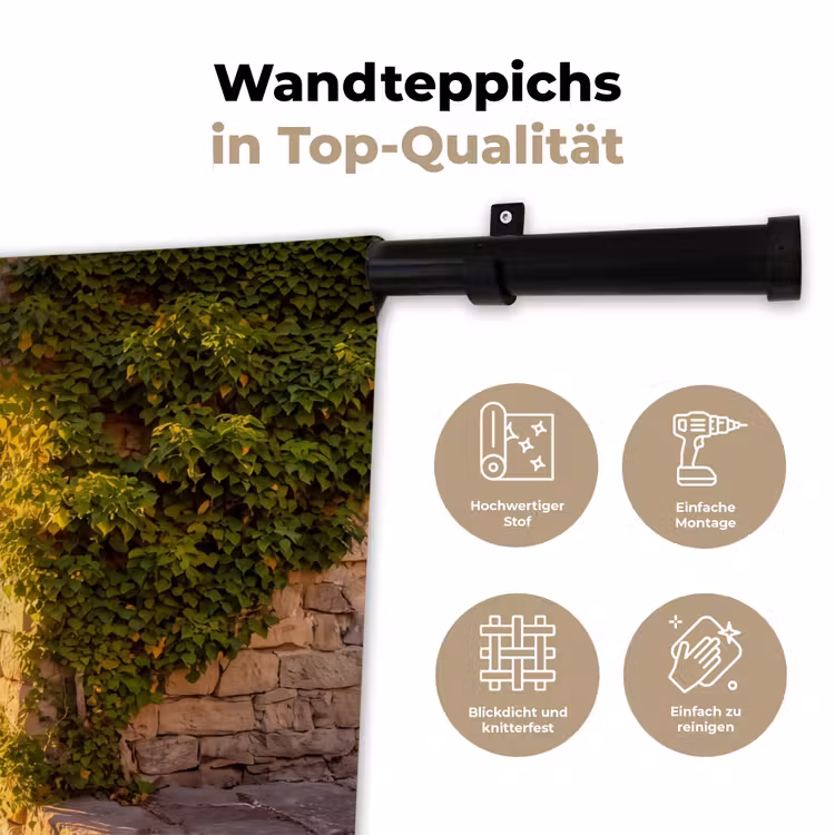 Wandteppich - Architektur – Landschaft – Sonnenlicht — 7