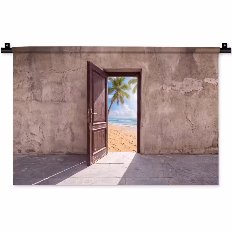 Wandteppich - Tür – Meer – Sommer — 1