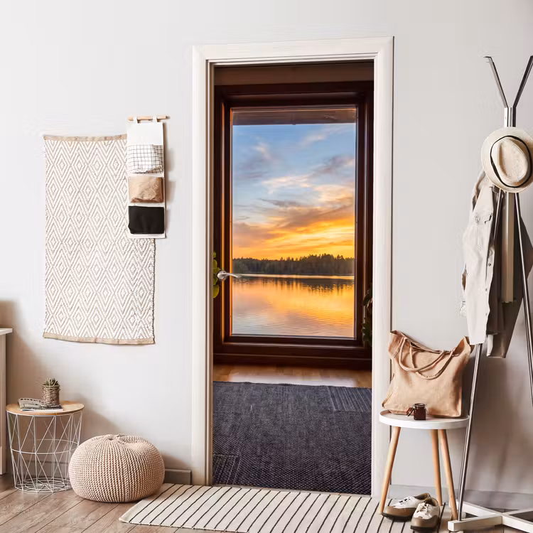 Türtapete - Fenster – See – Natur — 7