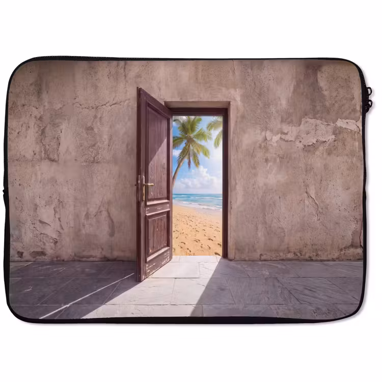 Laptop hülle - Tür – Meer – Sommer — 1