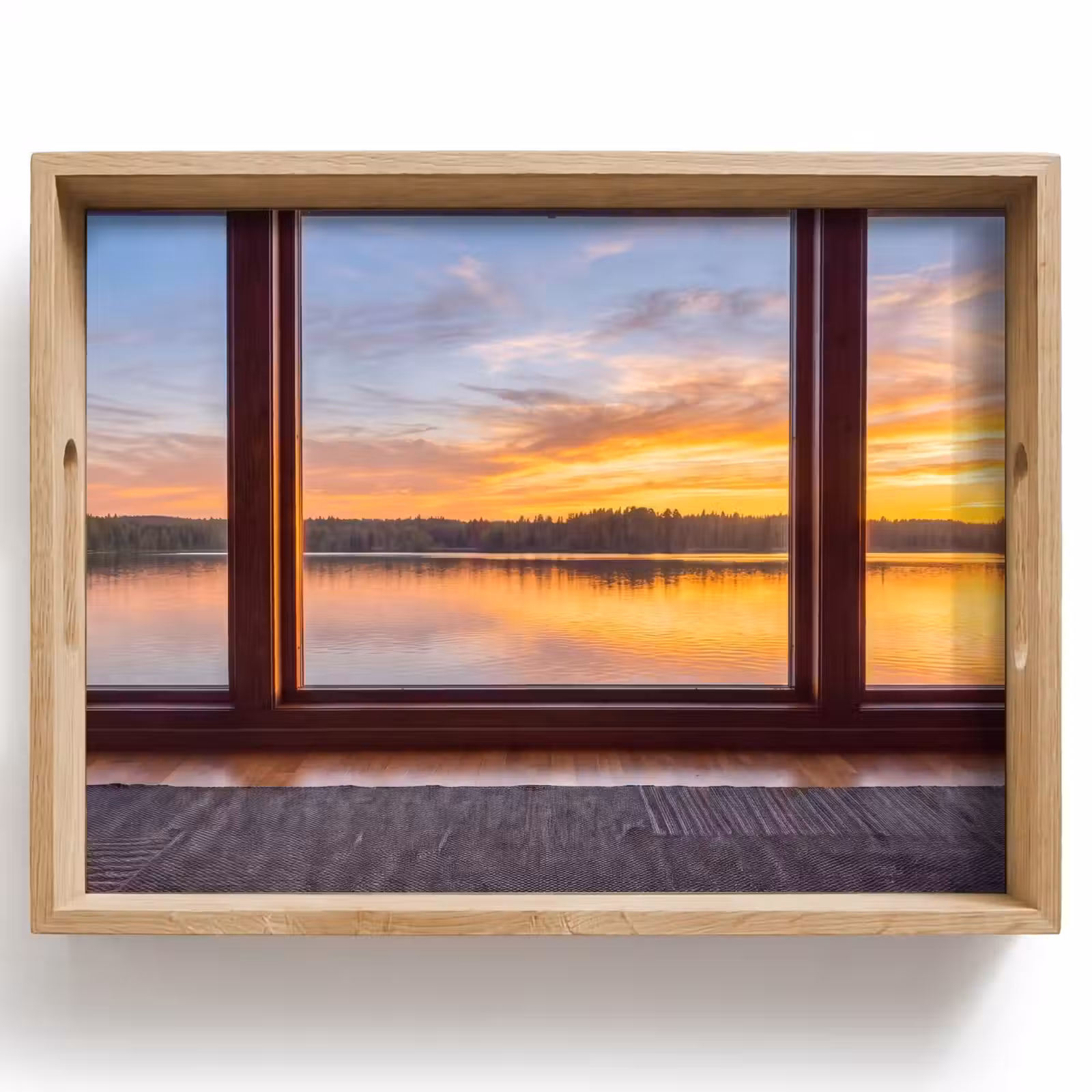Tablett - Fenster – See – Natur — 1