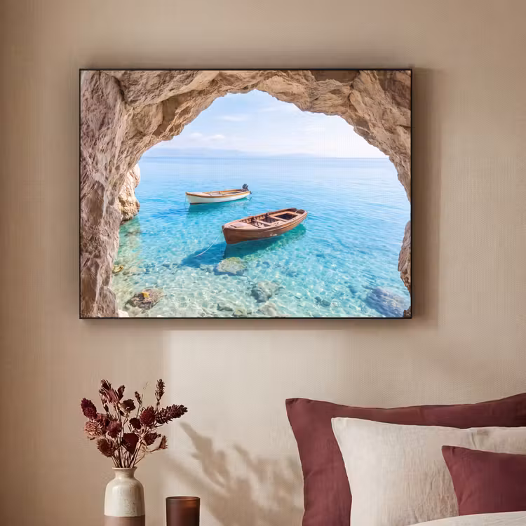 Art Frame - Höhle – Meer – Boote — 2