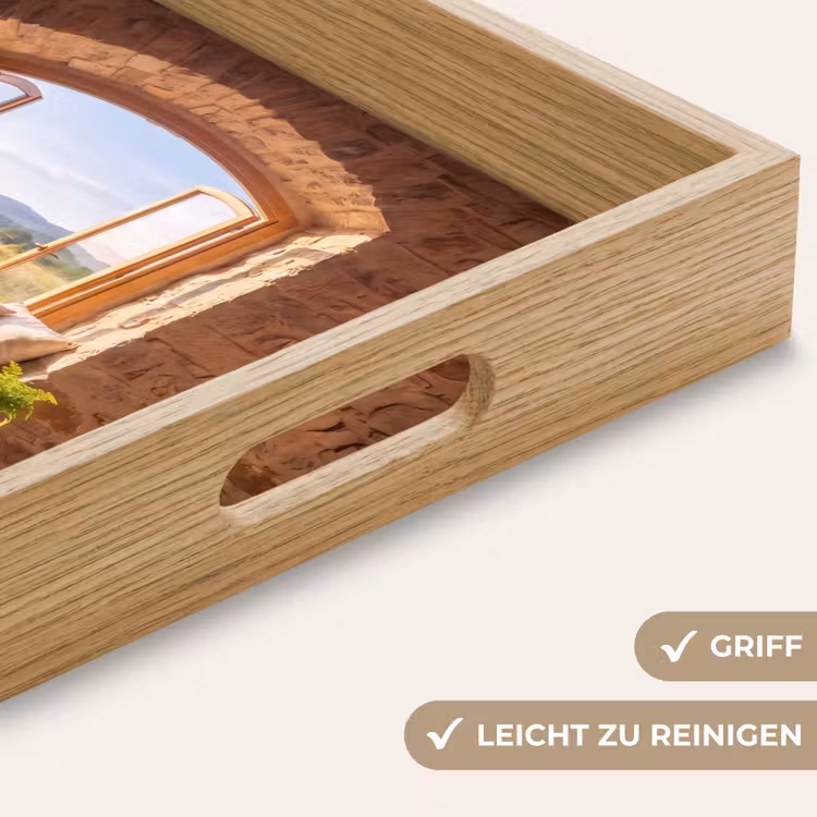 Tablett - Fensterbank – Aussicht – Natur — 5