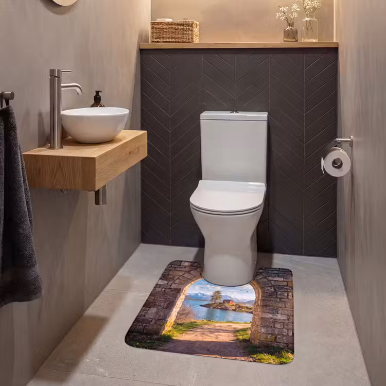 WC Vorleger - Haus – See – Berge — 2