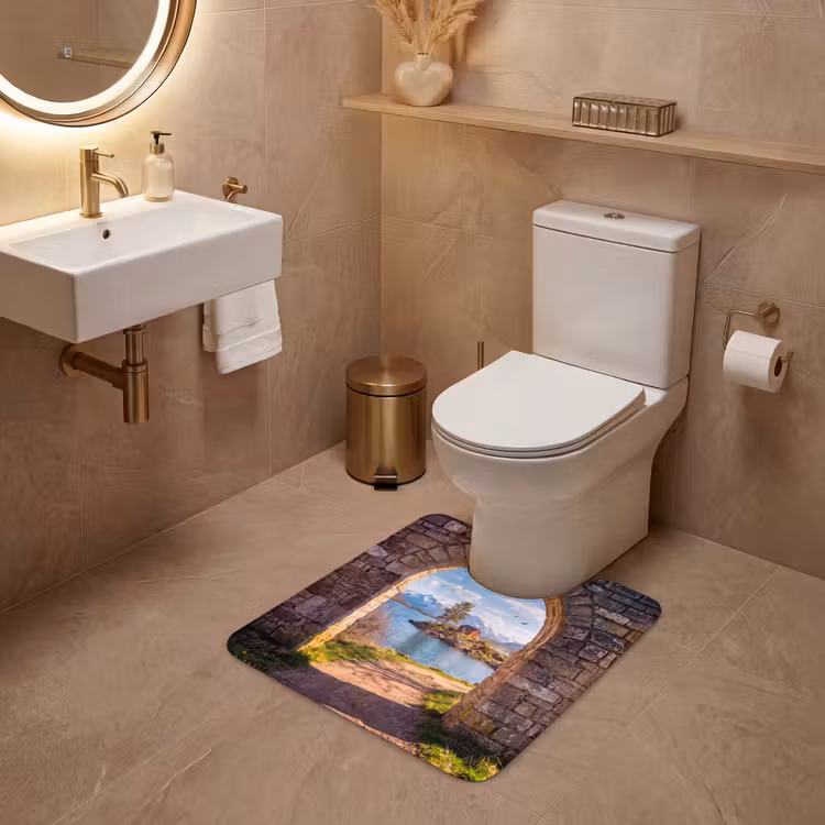 WC Vorleger - Haus – See – Berge — 4