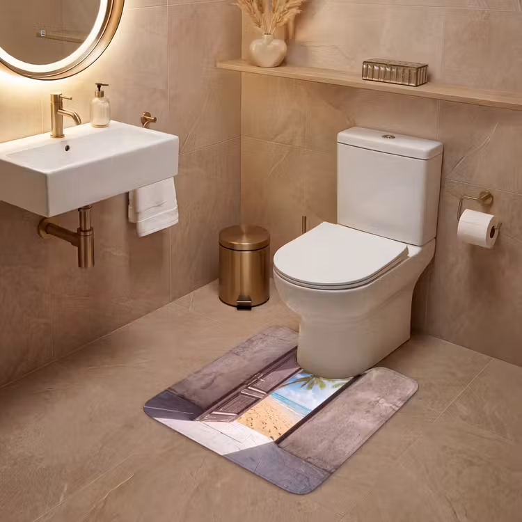 WC Vorleger - Tür – Meer – Sommer — 4