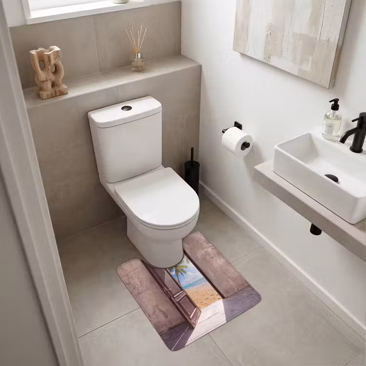 WC Vorleger - Tür – Meer – Sommer — 6