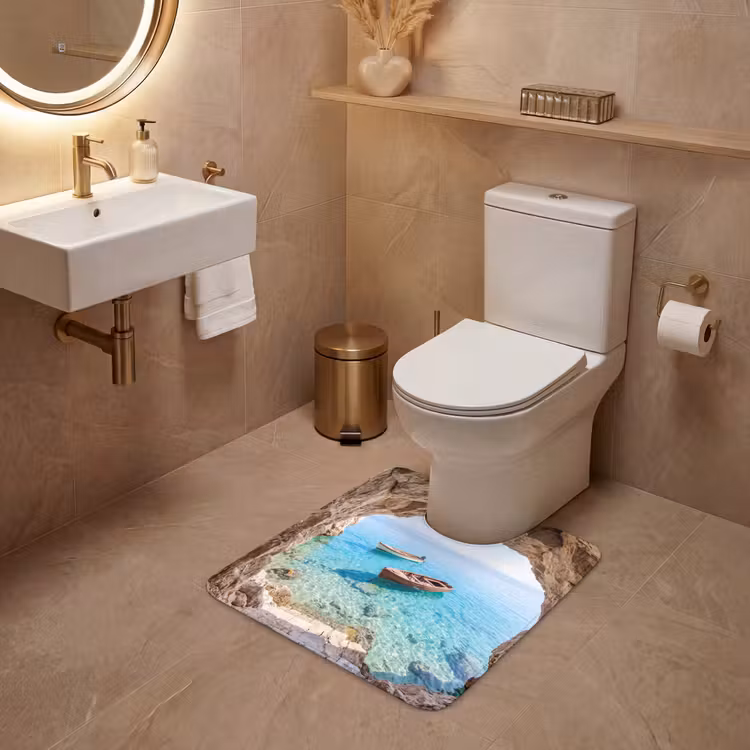 WC Vorleger - Höhle – Meer – Boote — 4