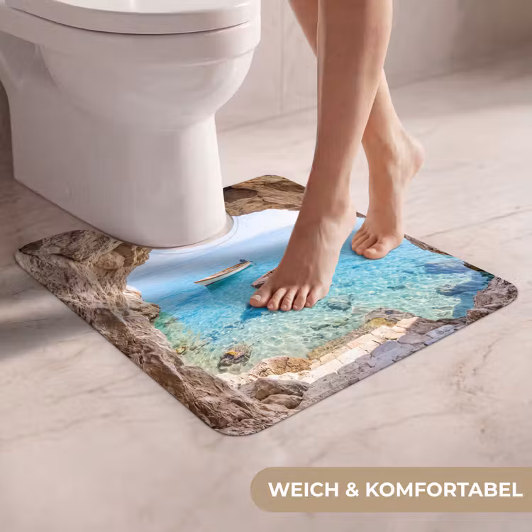 WC Vorleger - Höhle – Meer – Boote — 5