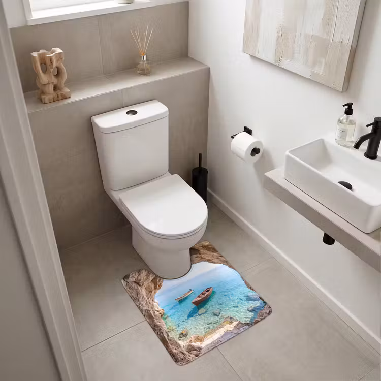 WC Vorleger - Höhle – Meer – Boote — 6