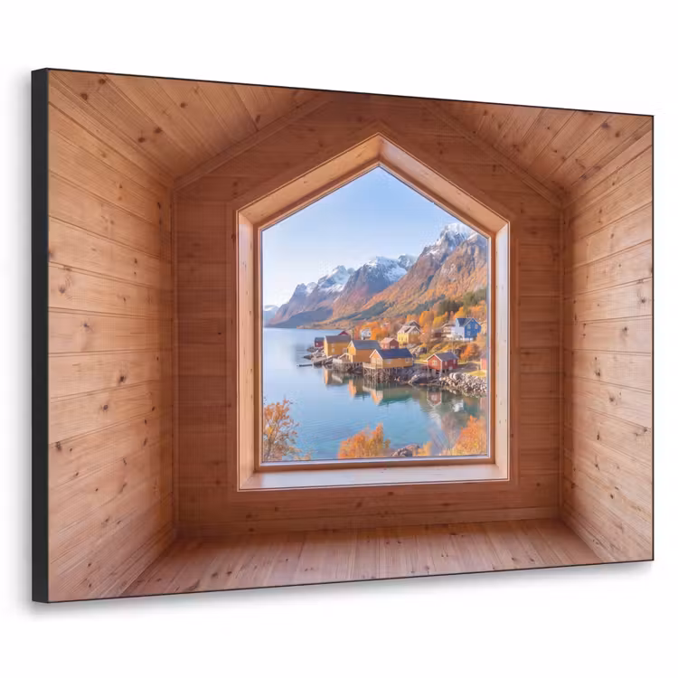 Art Frame - Aussicht – Fjord – Herbst — 1