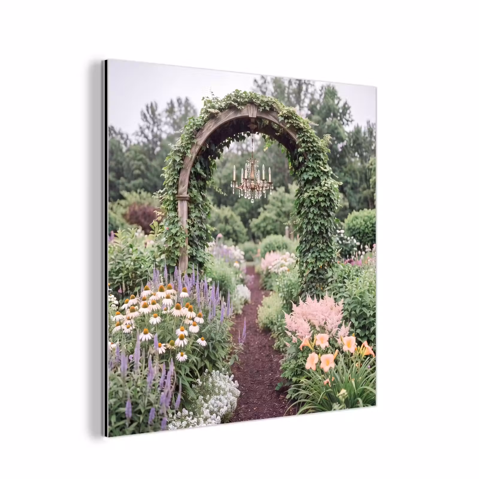 Alu-Dibond-Bild - Bogen – Garten – Natur — 1