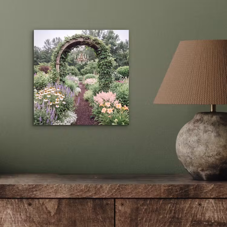Alu-Dibond-Bild - Bogen – Garten – Natur — 3