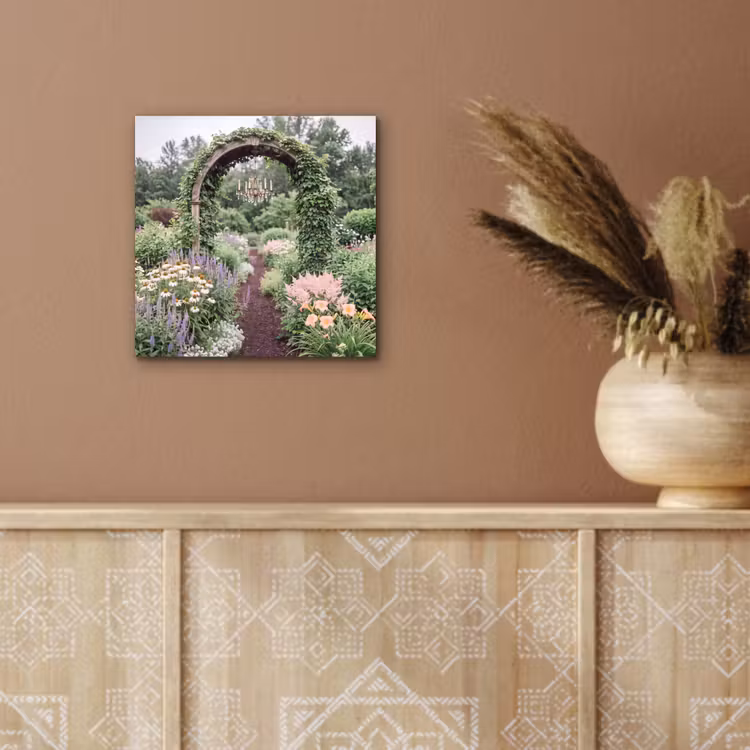 Alu-Dibond-Bild - Bogen – Garten – Natur — 5