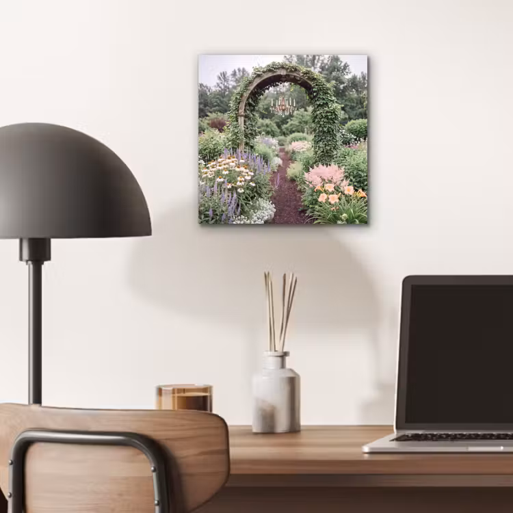 Alu-Dibond-Bild - Bogen – Garten – Natur — 6