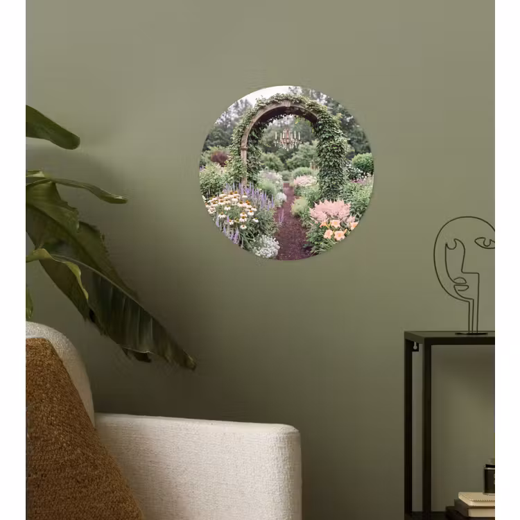 Runde Tapete - Bogen – Garten – Natur — 3