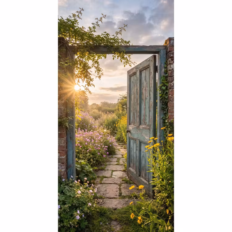 Tapete - Tür – Garten – Natur — 2