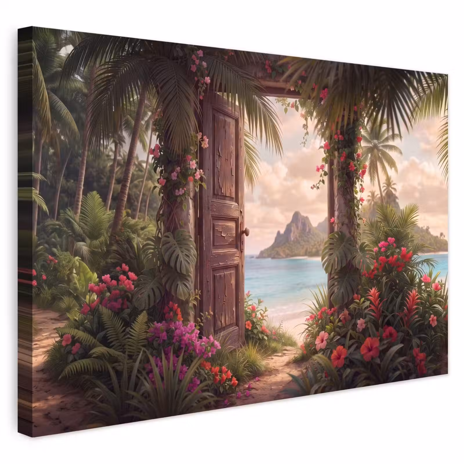 Outdoor Leinwand - Tür – Strand – Natur — 1