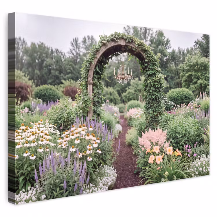 Outdoor Leinwand - Bogen – Garten – Natur — 1