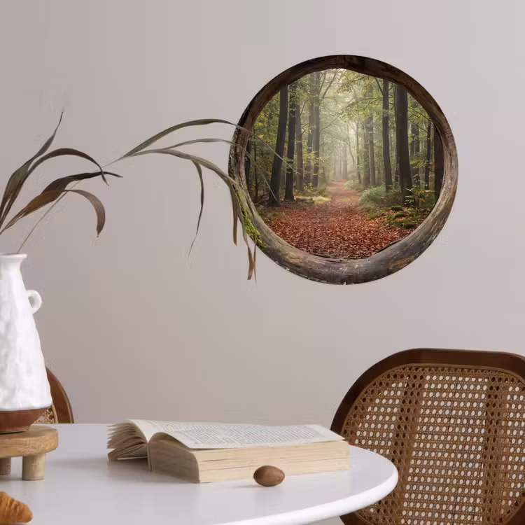 Runde Tapete - Baum – Wald – Natur — 4