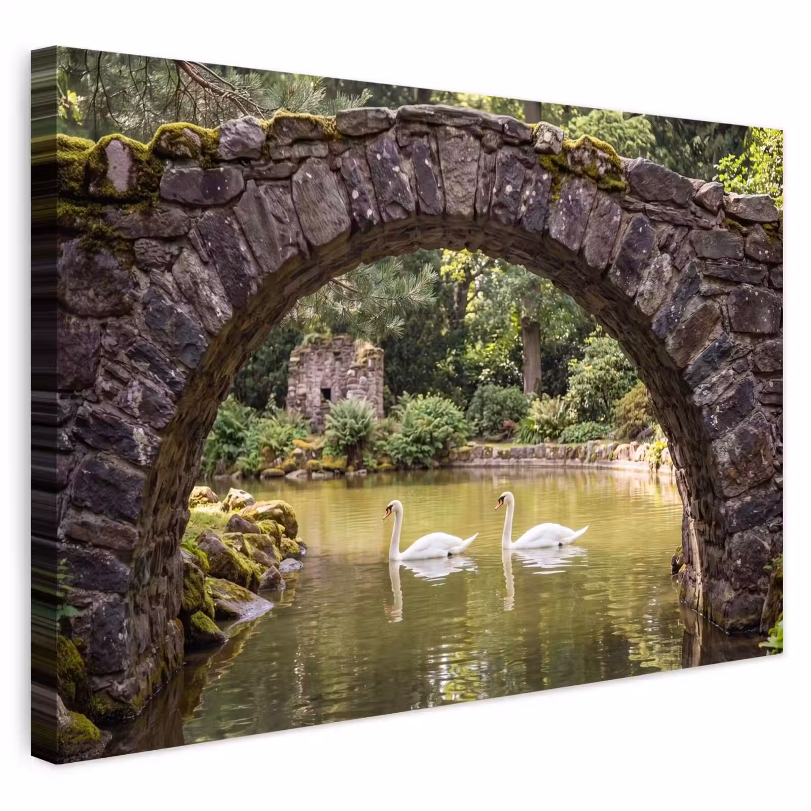 Outdoor Leinwand - Vogel – Wasser – Natur — 1